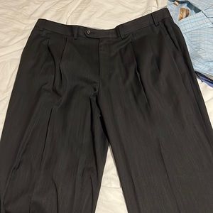 Ralph by Ralph lauren black textured dress pants 40 x 34